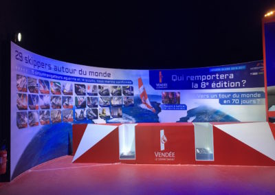 Images & Solutions - Toile tendue sur profilés - Vendée Globe